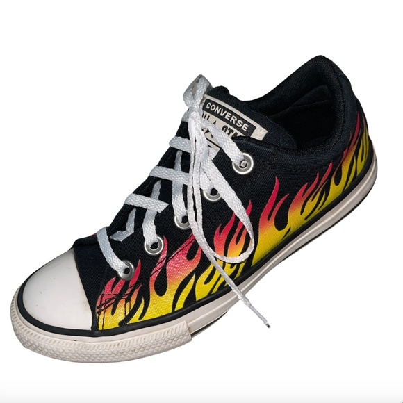 Converse Fire Shoes Black Converse Shoes Converse Chuck Taylor All - Main Image